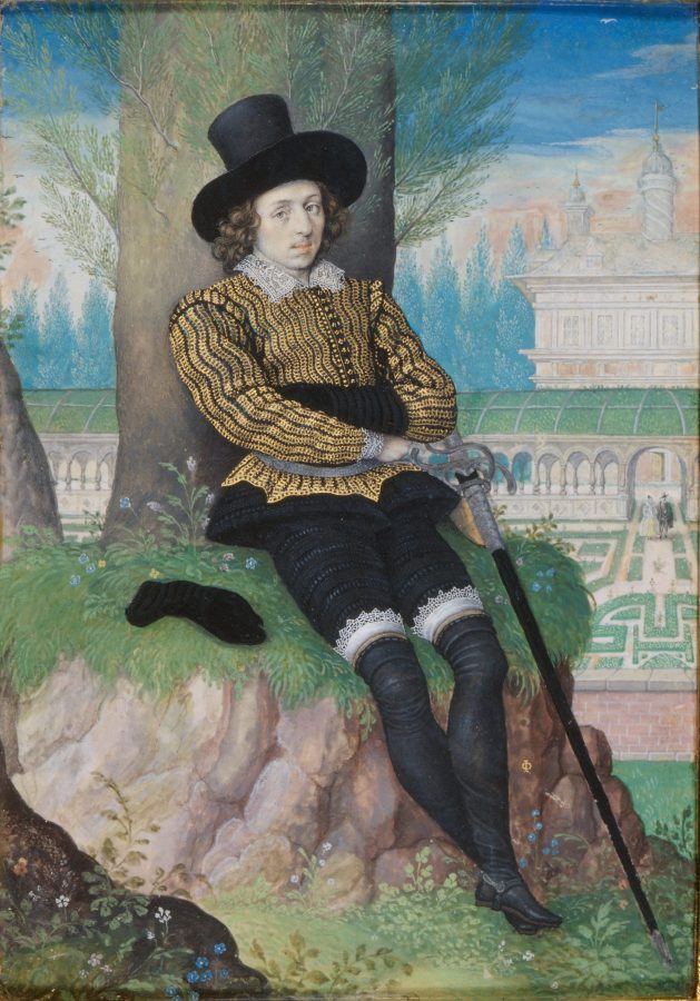 Исаак Оливер «Молодой человек, сидящий под деревом», 1590-1595 © Royal Collection