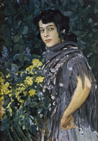 Александр Головин «Испанка с букетом желтых цветов», 1906–1907 © ГРМ