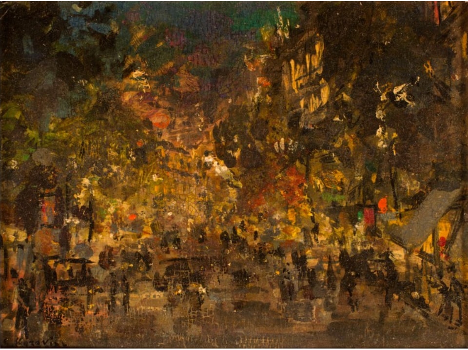 К.А. Коровин «Парижский бульвар ночью», 1900 © ДРЗ