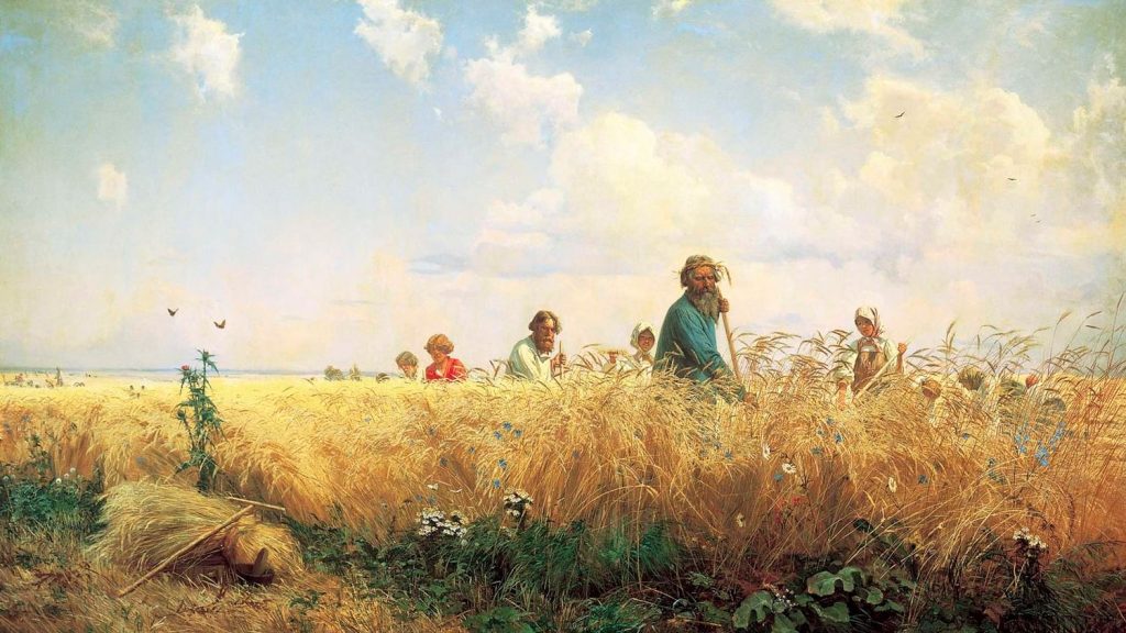 Г.Г. Мясоедов «Страдная пора. Косцы», 1887 © ГРМ