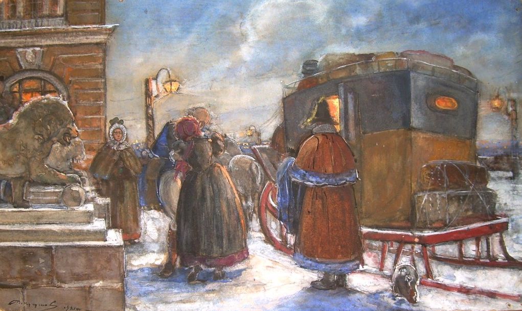 В.Н. Кучумов «Русские женщины», 1921 © Всероссийского музея А.С. Пушкина