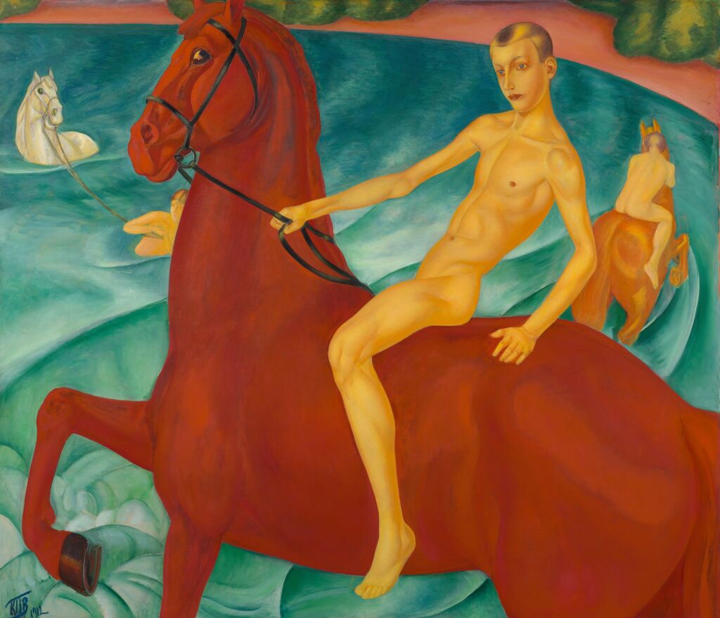 К.С. Петров-Водкин «Купание красного коня», 1912 © ГТГ