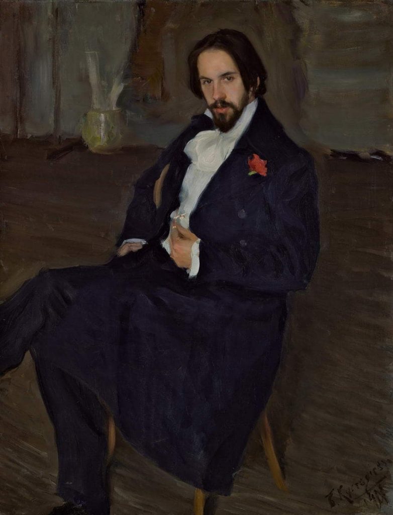 Б.М. Кустодиев «Портрет И.Я. Билибина», 1901 © ГРМ