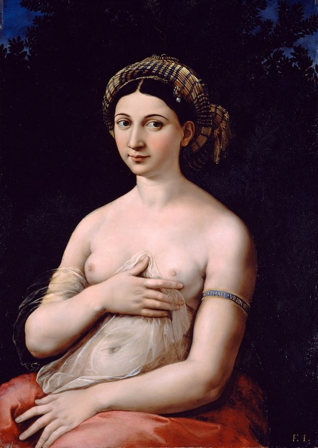 Рафаэль Санти «Портрет молодой женщины (Форнарина)», 1518-1519 © Палаццо Барберини, Рим