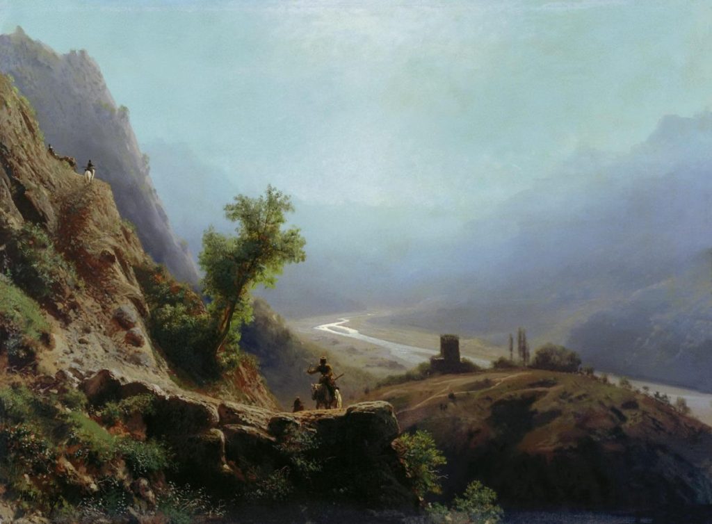 Л.Ф. Лагорио «В горах Кавказа», 1879