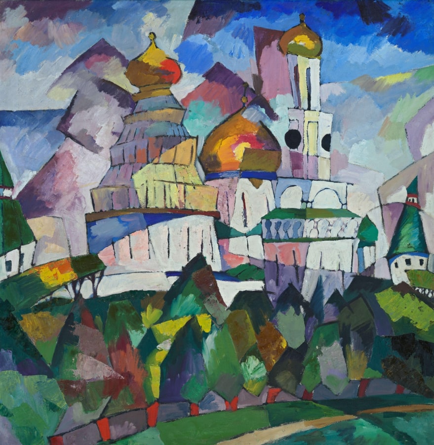 Аристарх Лентулов «Церкви. Новый Иерусалим», 1917 © ГРМ