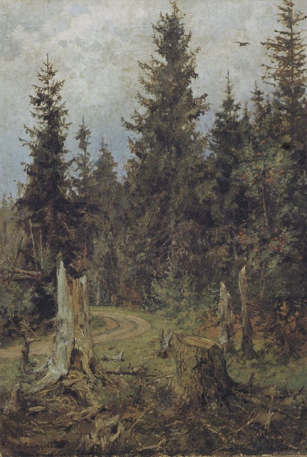 В.А. Серов «Лес. Абрамцево», 1879 © ГРМ