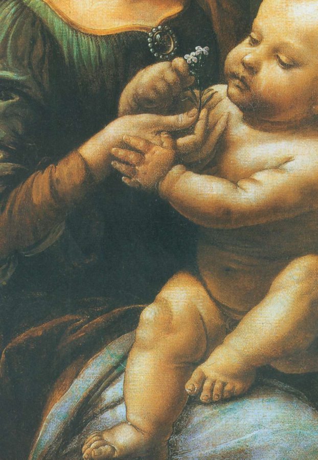 Леонардо да Винчи «Мадонна Бенуа» (фрагмент), 1478. Санкт-Петербург, Государственный Эрмитаж © Издательство «Слово/Slovo»