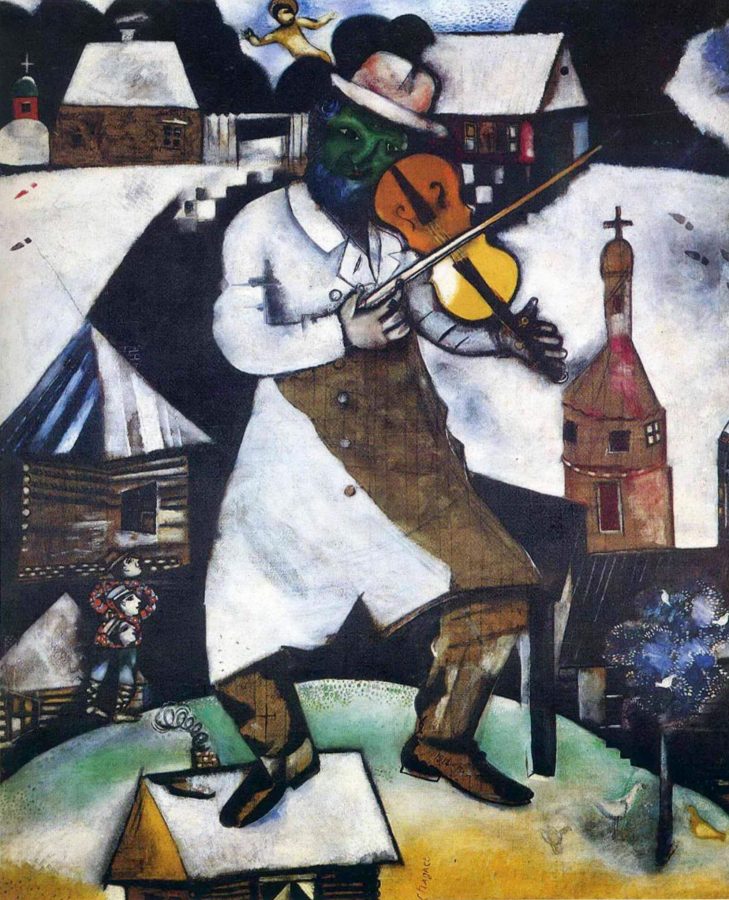 Марк Шагал, «Скрипач», 1912
