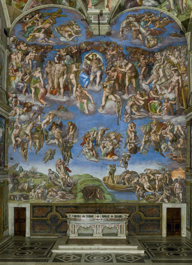 Микеланджело «Страшный суд», 1537-1541. Ватикан, Сикстинская капелла © Издательство «Слово/Slovo»