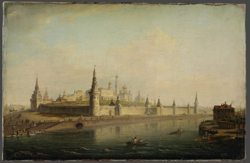 М. Н. Воробьев «Вид Московского кремля со стороны Устьинского моста», 1818 © ГМЗ «Царицыно»