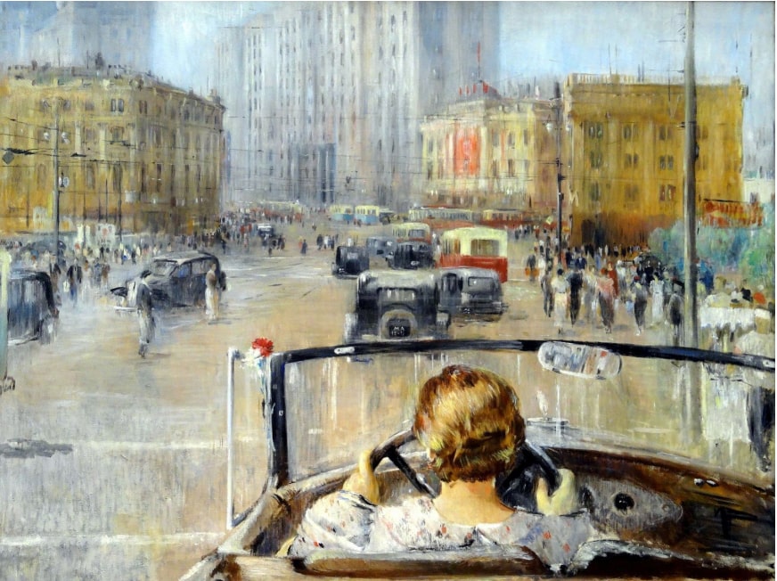 Ю.И. Пименов «Новая Москва», 1937 © ГТГ