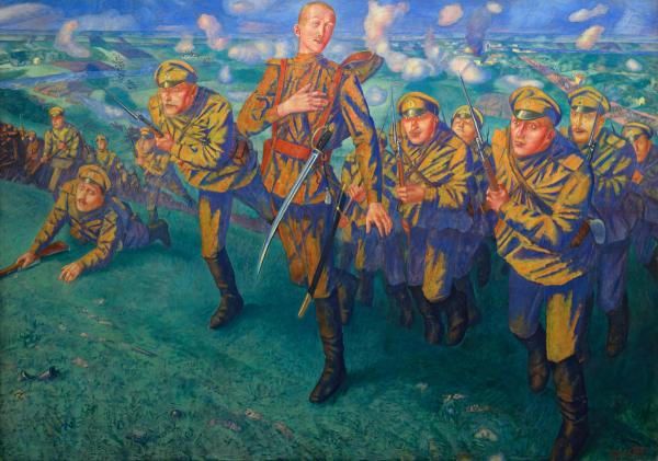 К.С. Петров-Водкин «На линии огня», 1916 © ГРМ