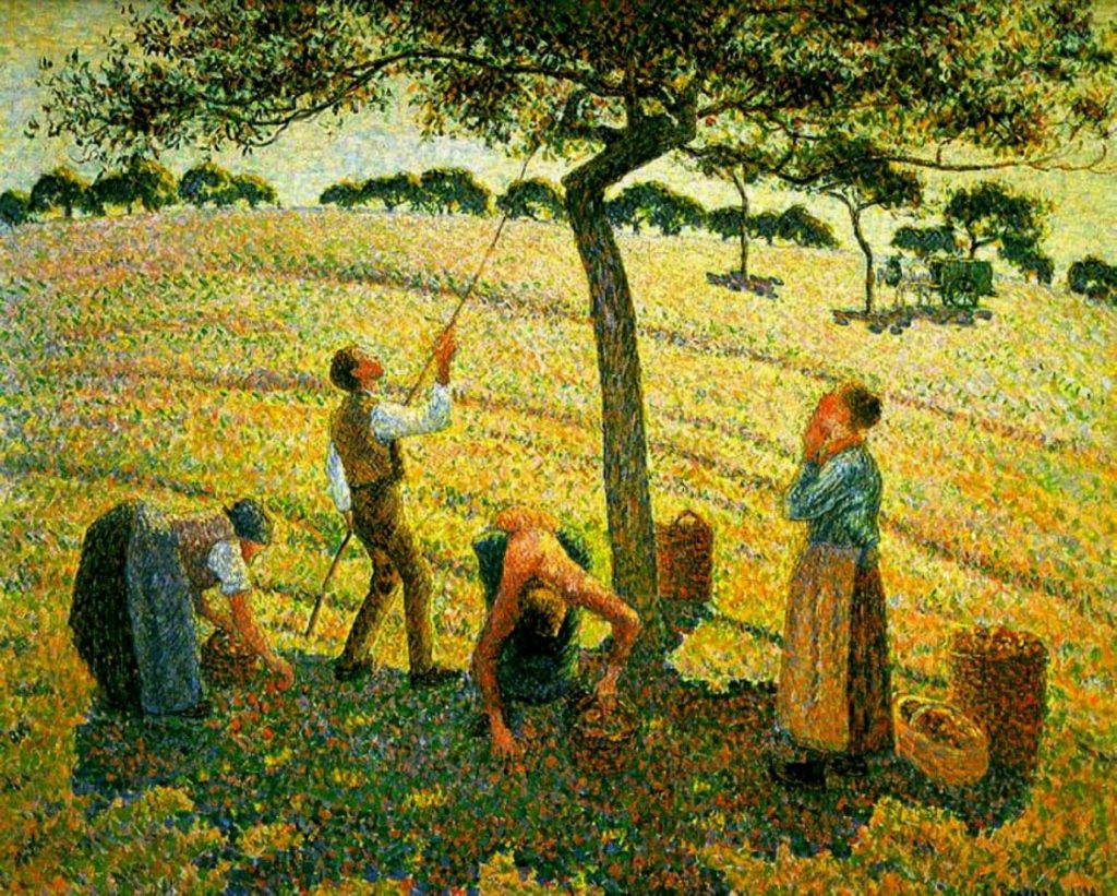 Камиль Писааро «Сборщики яблок в Эраньи сюр-Эпт», 1888 © Dallas Museum of Fine Arts, Dallas, Texas, USA