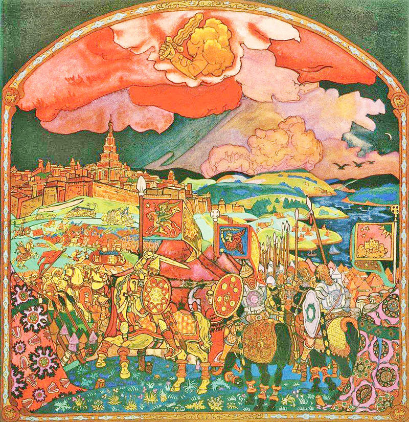 Н.К. Рерих «Покорение Казани», 1913 © samlib.ru