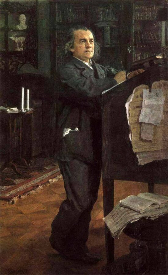 3 В.А. Серов «Портрет композитора А.Н. Серова», 1889 © ГРМ