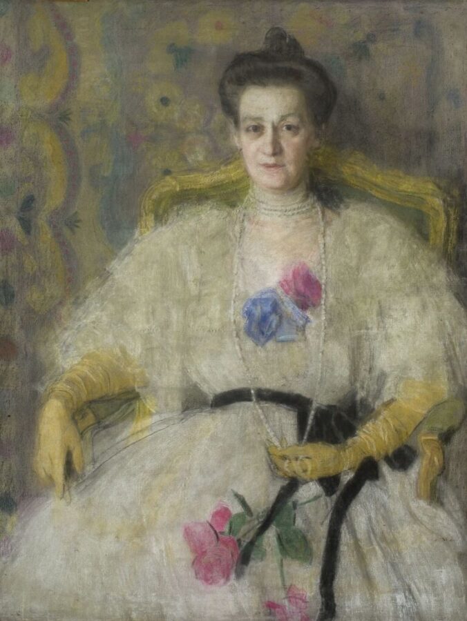 Александр Головин «Портрет М.В. Воейковой», 1905 © ГТГ