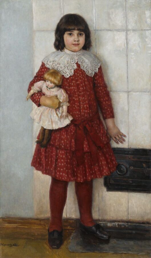 В.И. Суриков «Портрет О.В. Суриковой в детстве», 1888 © ГТГ