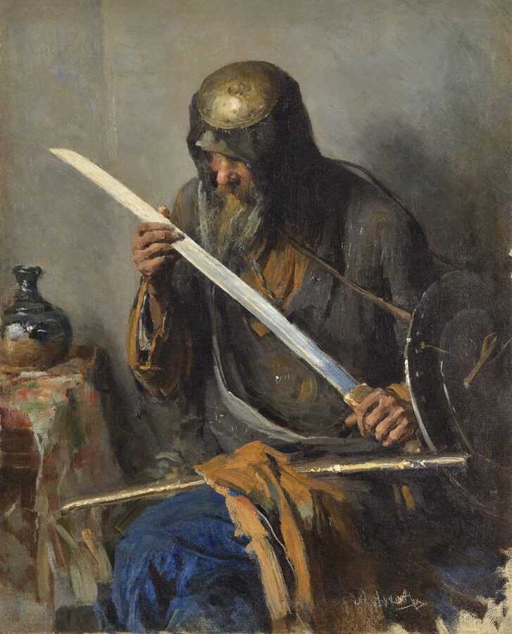 А.Е. Архипов «Ратник», 1890 © Таганрогская областная картинная галерея