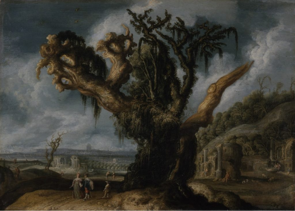 Якоб ван Геел «Пейзаж с большим деревом», первая половина XVII века © ГМИИ им. А.С. Пушкина