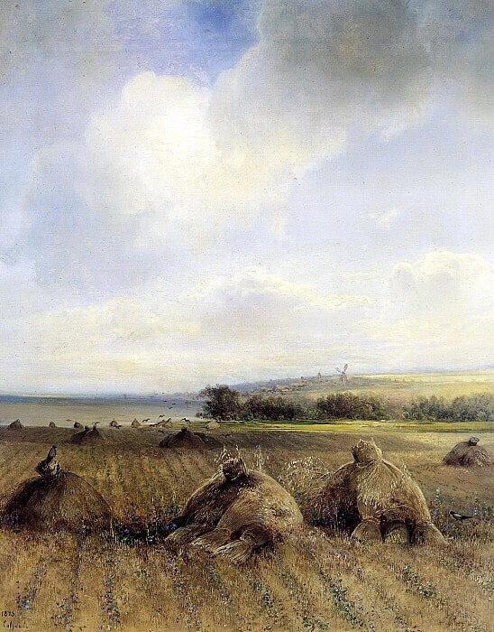 А.К. Саврасов «К концу лета на Волге». 1873 © ГТГ