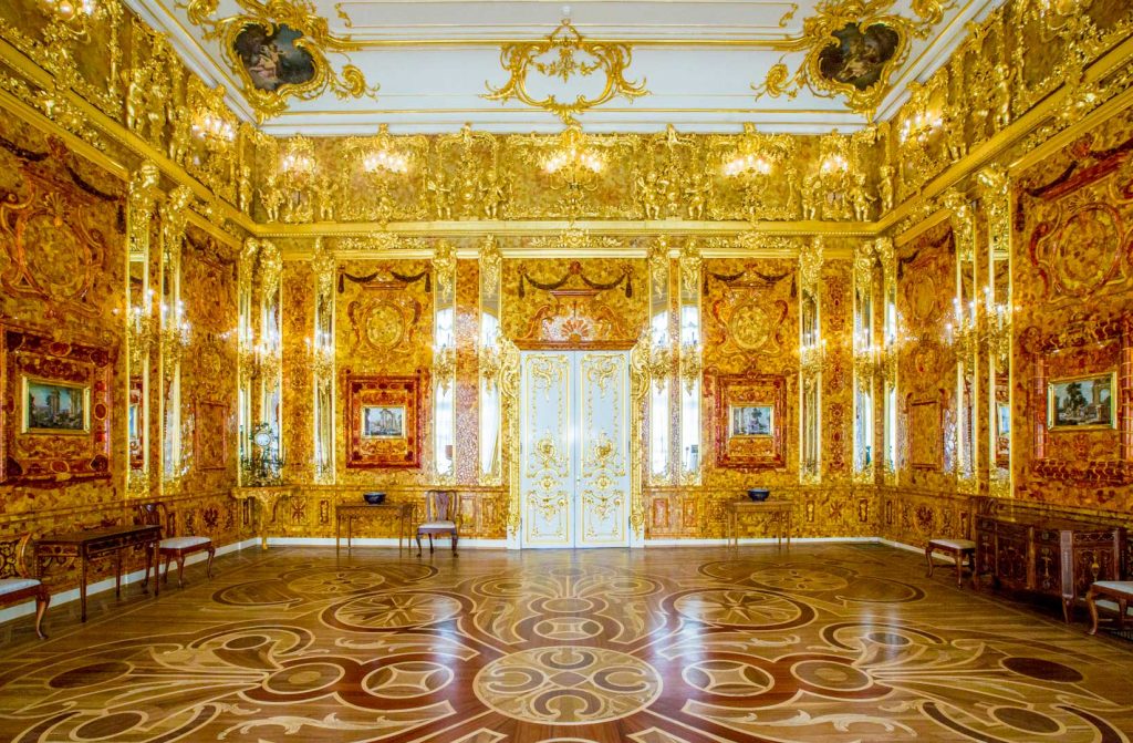Янтарная комната Екатерининского дворца © ГМЗ «Царское Село»