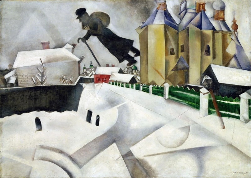 Марк Шагал «Над Витебском», 1915 © ГРМ