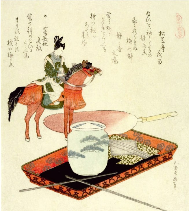 Кацусика Хокусай. Скачки ароматов, 1822