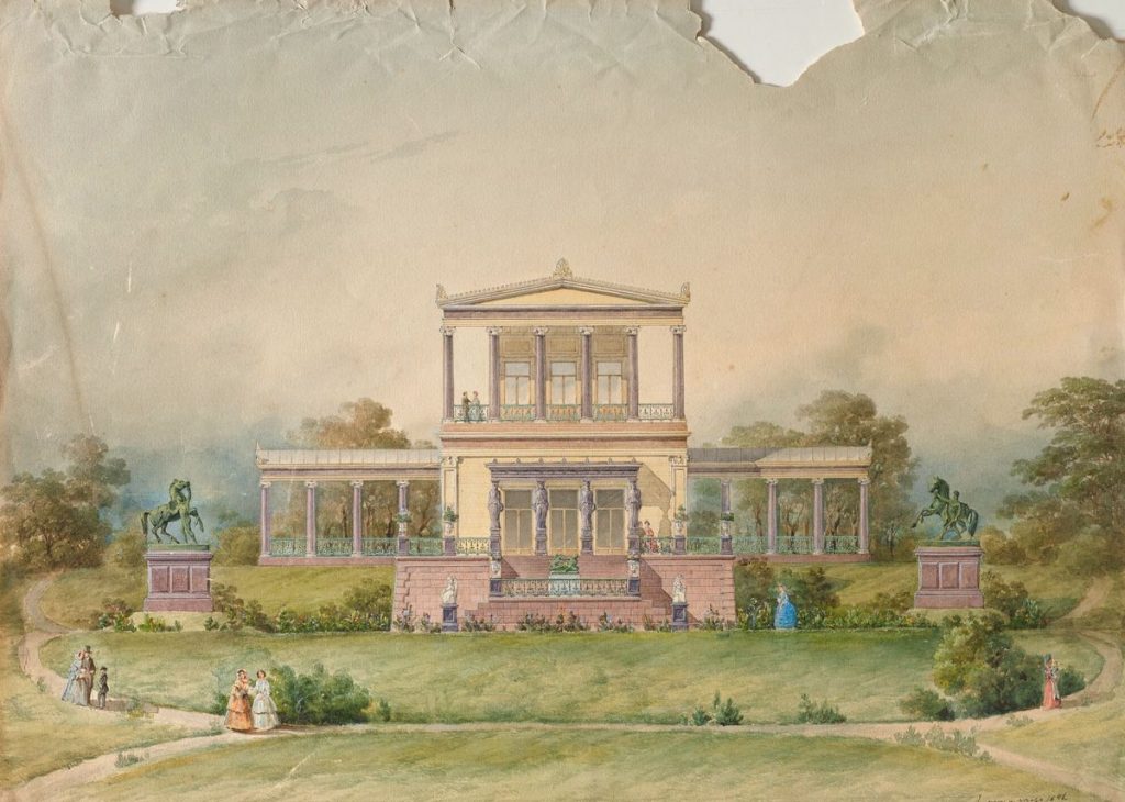 А.И. Штакеншнейдер «Проект Бельведера», 1846 © ГТГ