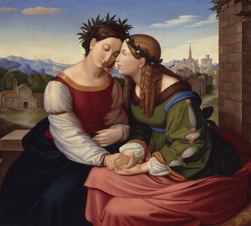 Т. Ребениц «Италия и Германия», 1835 © Albertinum / ГТГ