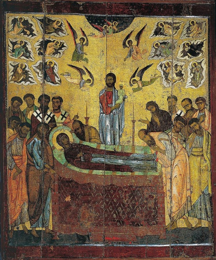 Икона «Успение Богоматери», начало XIII века © ГТГ