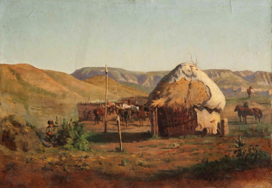 В.В. Верещагин «Киргизская кибитка», 1869–1870 © ГРМ