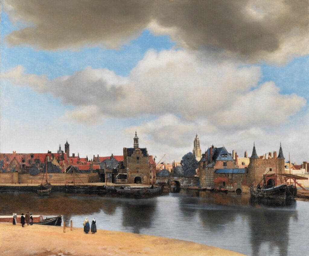 Ян Вермеер «Вид Делфта», 1660-1661 © Маурицхёйс, Гаага