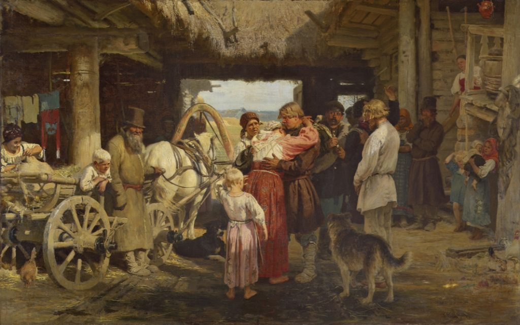 И.Е. Репин «Проводы новобранца», 1879 © ГРМ