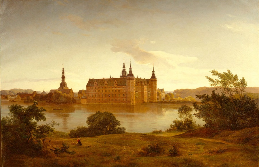 Андерс Кристиан Лунде, «Вид замка Фредериксборг», 1851 © ГМИИ им. А. С. Пушкина