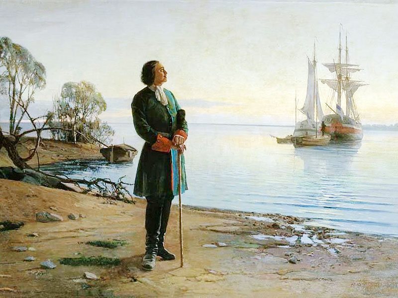 Николай Добровольский «Здесь будет город заложен», 1880