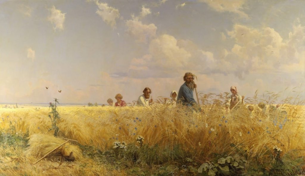 Григорий Мясоедов «Страдная пора. Косцы», 1887 © Государственный Русский музей