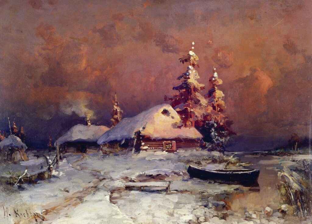 Ю.Ю. Клевер «Зимний вечер», 1906 © Краснодарский музей имени Ф.А. Коваленко